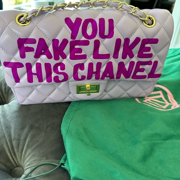 Sonique Saturday Saturday House YOU FAKE LIKE THIS CHANEL (YFLTC) Handbag $345 - Picture 3 of 8